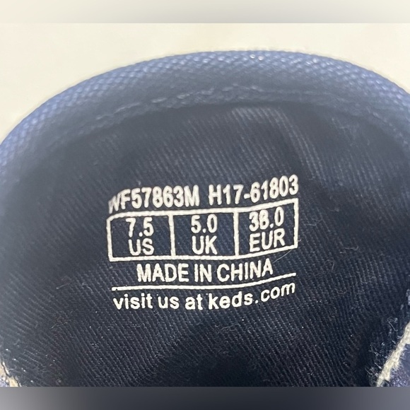 Keds Women’s Navy Blue Tennis Shoes Sneakers Size 7.5 - Picture 7 of 12